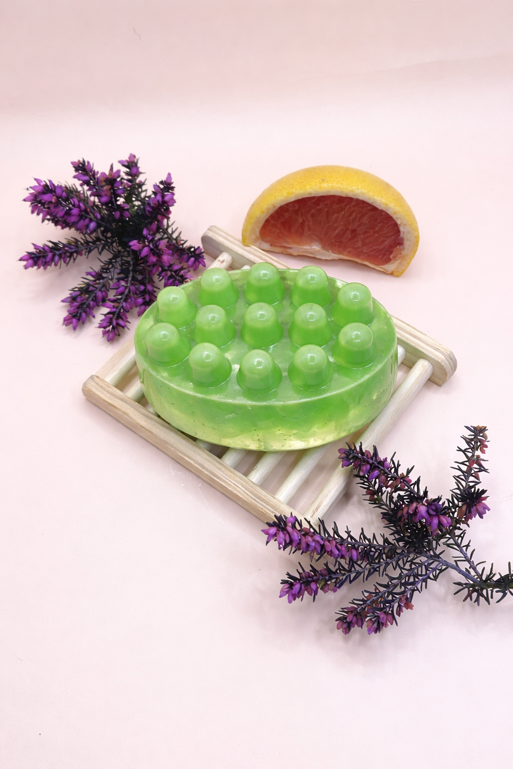 Exfoliating Massage Soap with Built-in Loofah (Pack of 2)