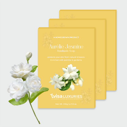 (Pack of 3)Aurélie Jasmine – Aroma-Glow Mood Sensory Ritual